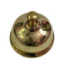 Shinny Brass Table Bell - Ornate Hotel Reception, Office Calling, Bar Desk, Home & Office Decor - WoodenTwist