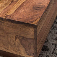 Avión Wooden Handmade Solid Sheesham Wood Coffee Table - WoodenTwist