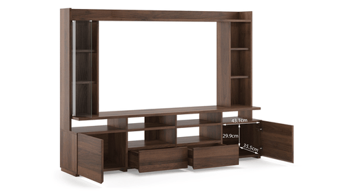 Wooden Handmade Solid Sheesham Wood TV Unit for Living Room - WoodenTwist