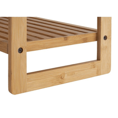 Esmalte natural Wooden Handmade Solid Sheesham Wood Shoe Rack - WoodenTwist