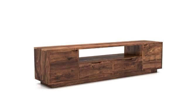 Handmade Solid Sheesham Wood TV Unit for Living Room - WoodenTwist