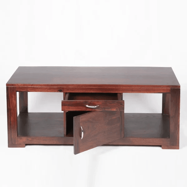 Brown with a natural wood finish