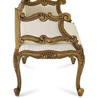 Hand Carved Teak Wood Bench