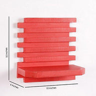 Wooden Twist Strips MDF Wood Floating Wall Shelf - Decorative Home Décor - WoodenTwist