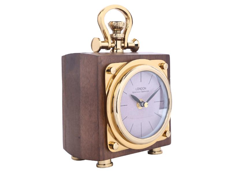 Vintage Pocketwood Table Clock - WoodenTwist
