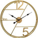 Contemporary Metal Clock for Office