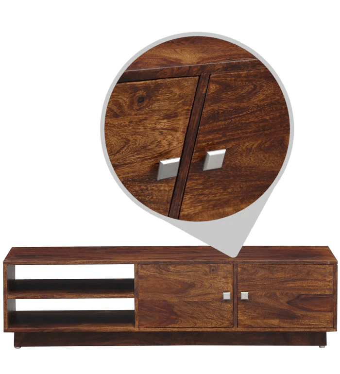 Brown with a natural wood finish
