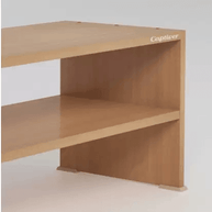 Beige Wooden Handmade Solid Sheesham Wood Shoe Rack - WoodenTwist