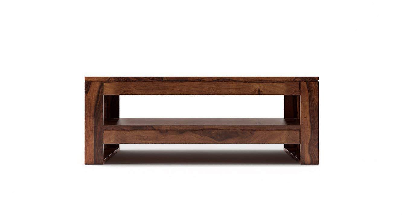 Moderna Wooden Handmade Solid Sheesham Wood Coffee Table - WoodenTwist