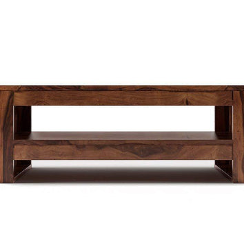 Moderna Wooden Handmade Solid Sheesham Wood Coffee Table - WoodenTwist
