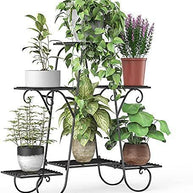 6 Tier Plant Stands, Flower Pot Holder Shelf - WoodenTwist