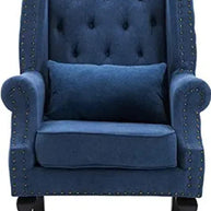 Elegant Velvet Wing Chair