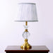 Elegant Vase Shaped Glass Table Lamp - Golden Shade| Classic Look - WoodenTwist