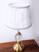 Elegant Vase Shaped Glass Table Lamp - Golden Shade| Classic Look - WoodenTwist