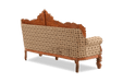 Wooden Twist Hand Craved Czar Teak Wood 3+1+1 Sofa Set with Center Table ( Brown )