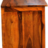 Botón Solid Sheesham Wood TV Unit for Living Room - WoodenTwist