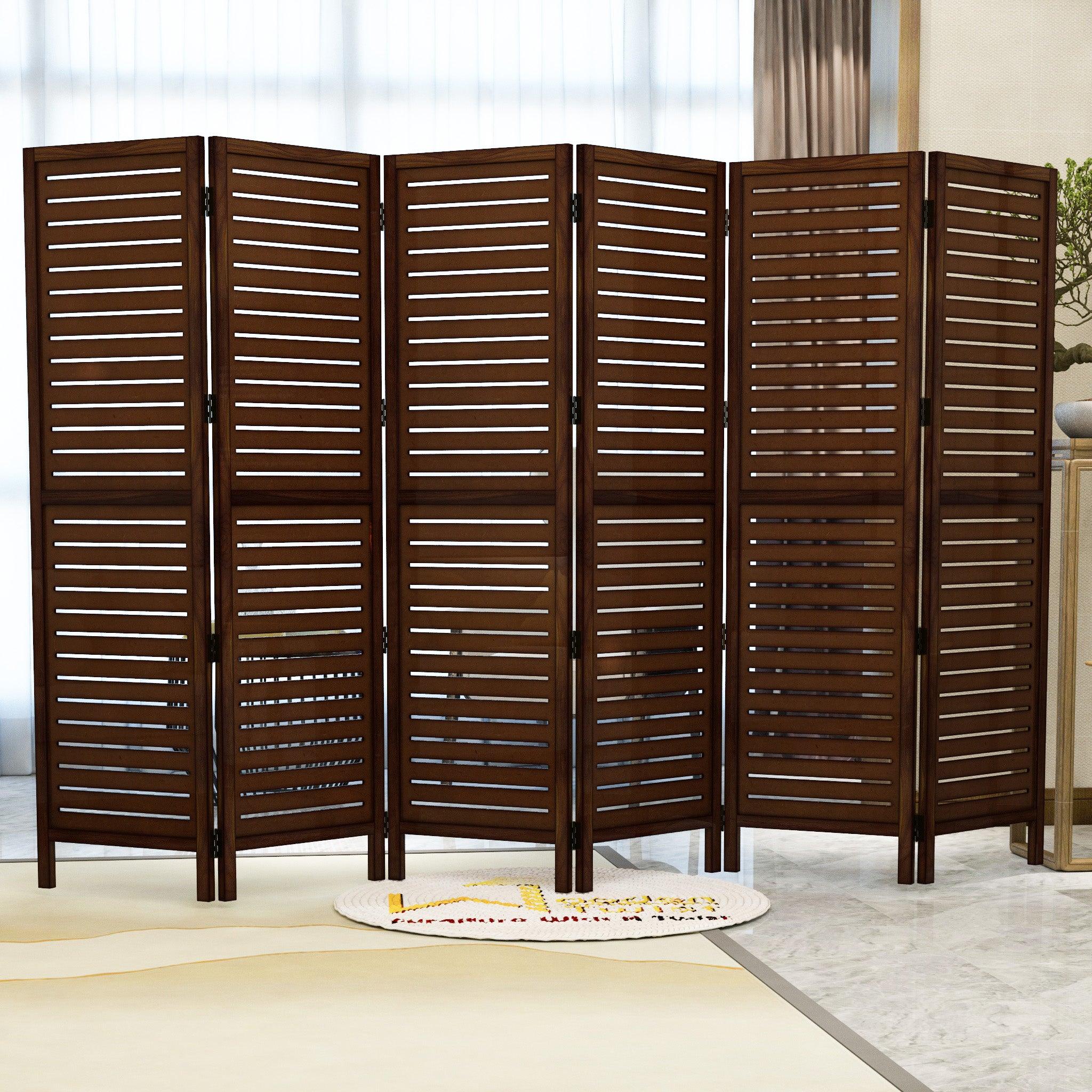 Wooden Handicrafts Partition Wooden Room Divider (Mango Wood) - WoodenTwist