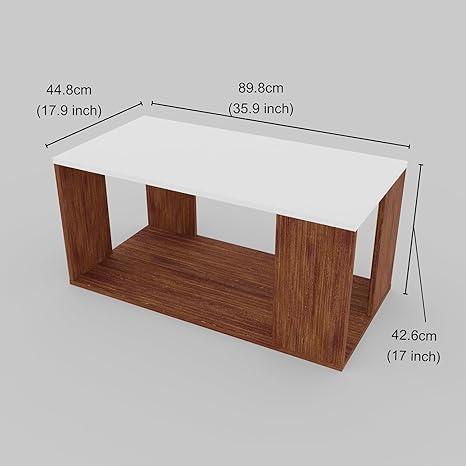 Carrera Engineered Wood Coffee Table/Center Table with Storage (Matte Finish Multicolour) - WoodenTwist