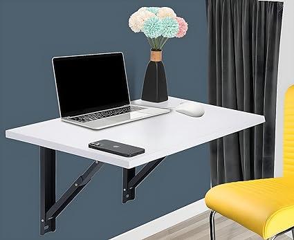  Engineered Wood Multipurpose Wall Mounted Table, Folding Study Table,Office Table,Laptop Table,Wall Foldable Utility Table, - WoodenTwist