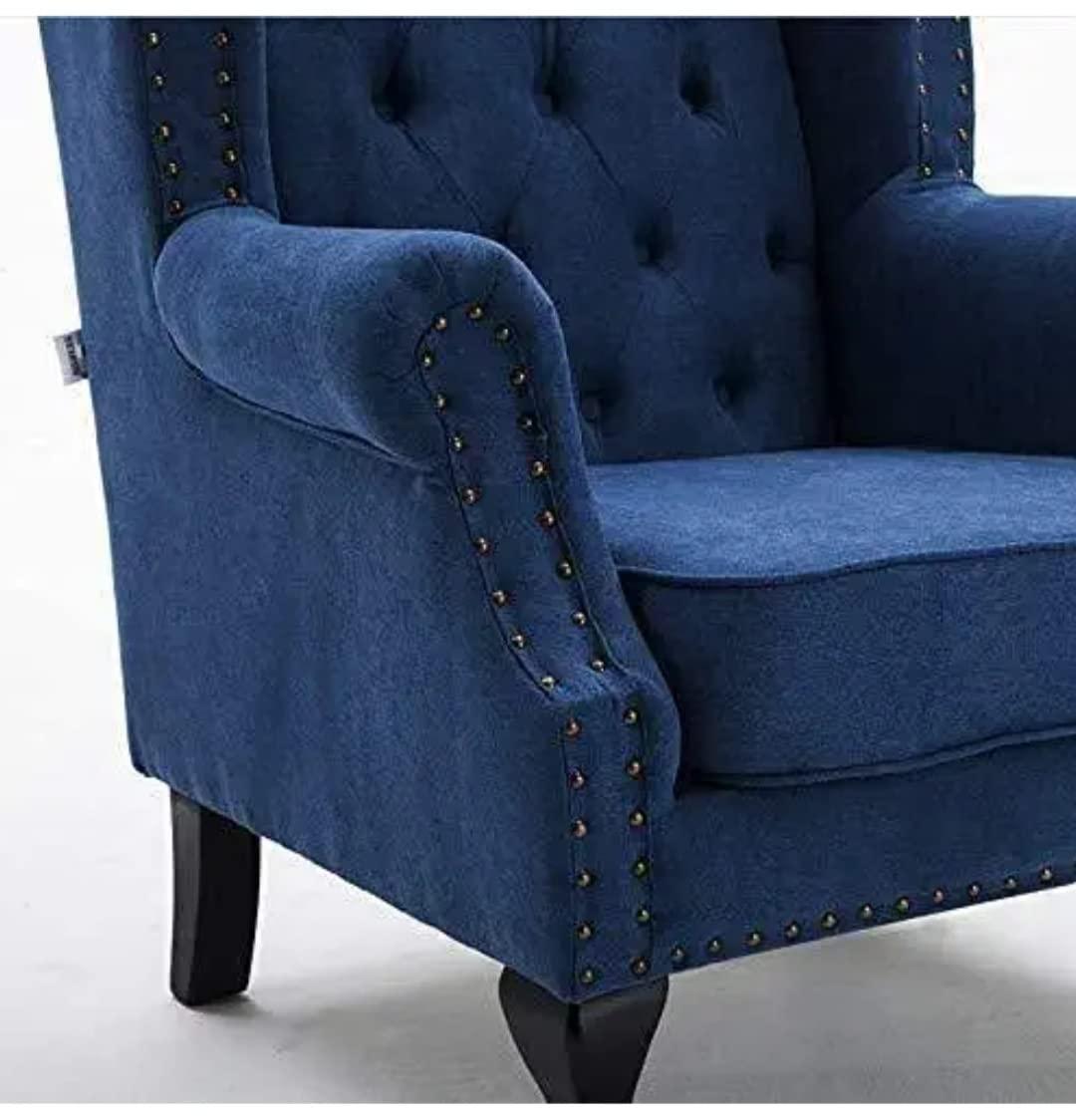 Velvet Wing Chair