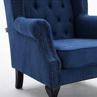 Velvet Wing Chair