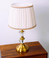 Golden Elegance Vase Shaped Table Lamp – Modern Classic Design - WoodenTwist