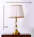 Golden Elegance Vase Shaped Table Lamp – Modern Classic Design - WoodenTwist