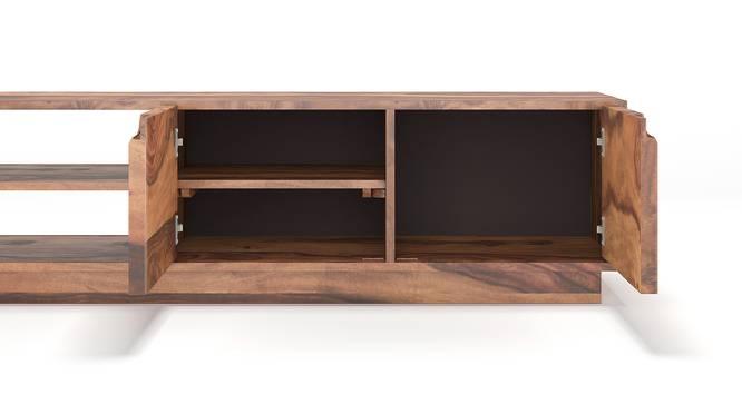 Elegante Handmade Solid Sheesham Wood TV Unit for Living Room - WoodenTwist