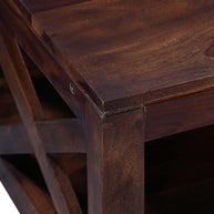 Aesthetic Wooden Handmade Solid Sheesham Wood Coffee Table - WoodenTwist