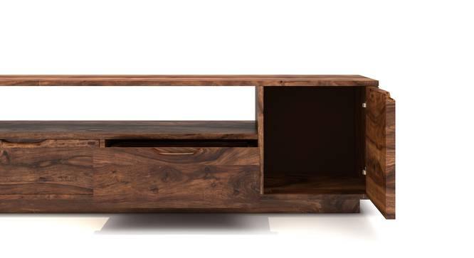 Handmade Solid Sheesham Wood TV Unit for Living Room - WoodenTwist