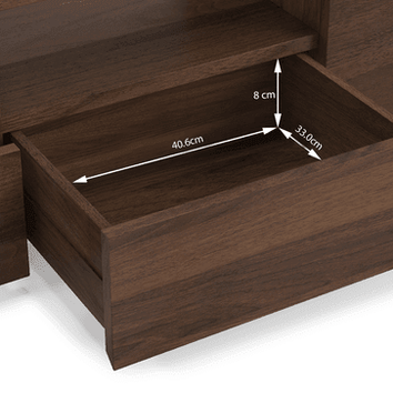 Wooden Handmade Solid Sheesham Wood TV Unit for Living Room - WoodenTwist