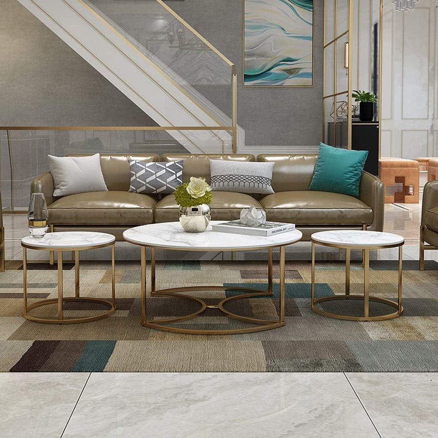 Glossy Golden Iron, Italian Nano Marble