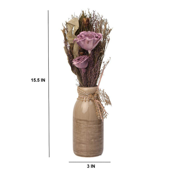 Lea Dried Lavender Big Vase - WoodenTwist