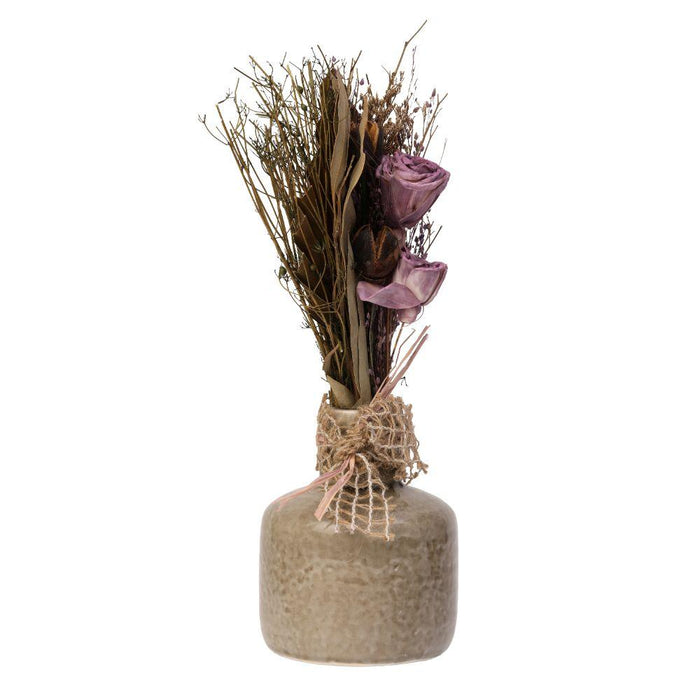 Lea Dried Lavender Small Vase - WoodenTwist