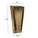 Tri-Angular Antique Brass Wall Lamp - WoodenTwist