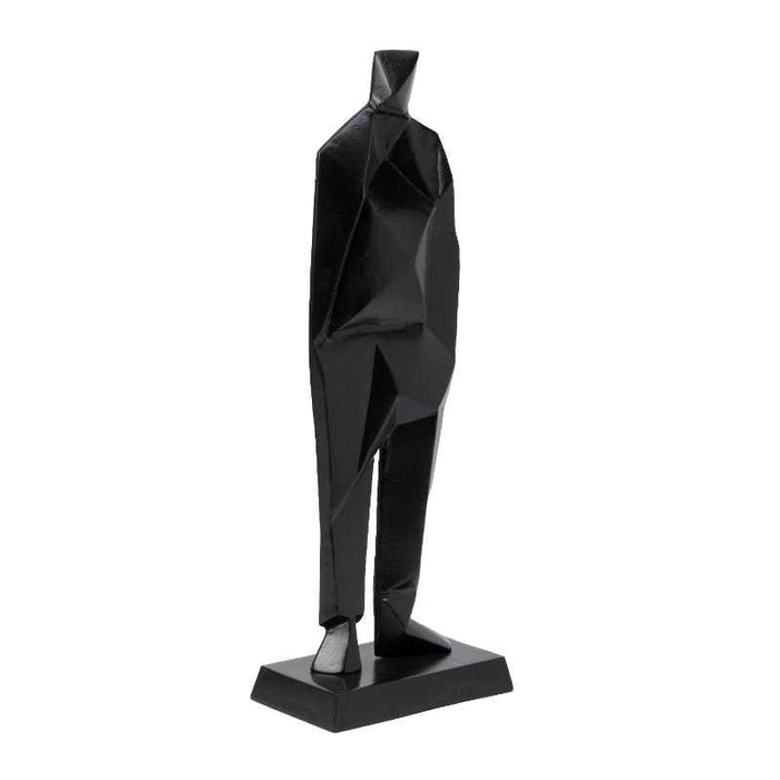 Ethan - The Dreamer Sculpture Black Color - WoodenTwist