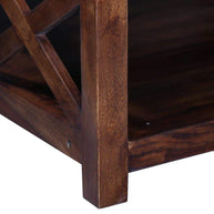 Aesthetic Wooden Handmade Solid Sheesham Wood Coffee Table - WoodenTwist