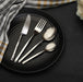 Unique silver flatware with dot hammered design