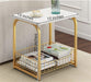 Square Sofa Side basket Table. - WoodenTwist