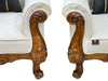 Wooden Twist Glamor Hand Carved Teak Wood Sofa (Set of 2) - WoodenTwist
