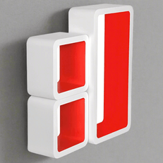 Wooden Twist Grande Cube Floating Wall Shelves ( Set of 3 ) - WoodenTwist