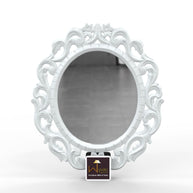 Modern Decorative Wooden Wall Mirror Bathroom Mirror - WoodenTwist