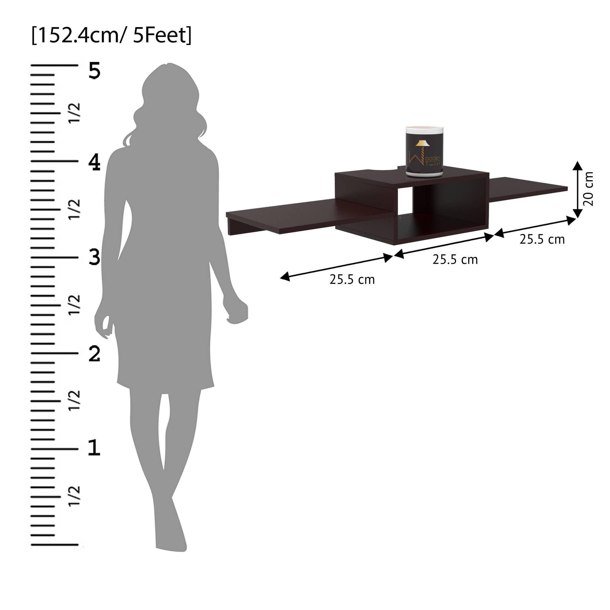 Buy Wooden TV Entertainment Unit/Wall Set Top Box Stand Shelf