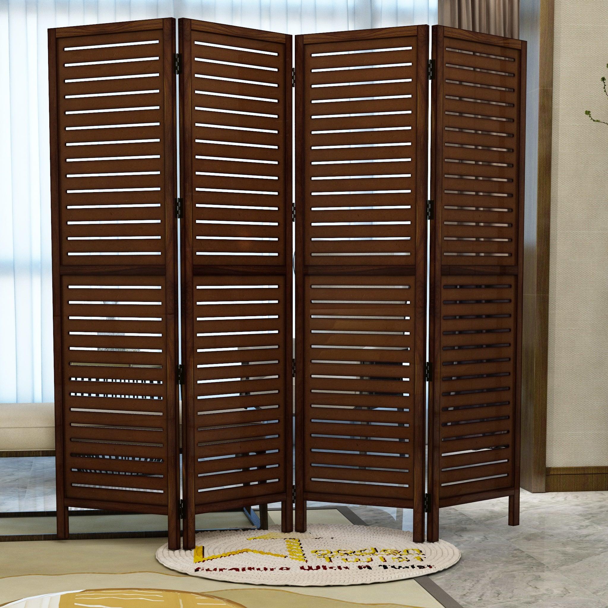 Wooden Handicrafts Partition Wooden Room Divider (Mango Wood) - WoodenTwist