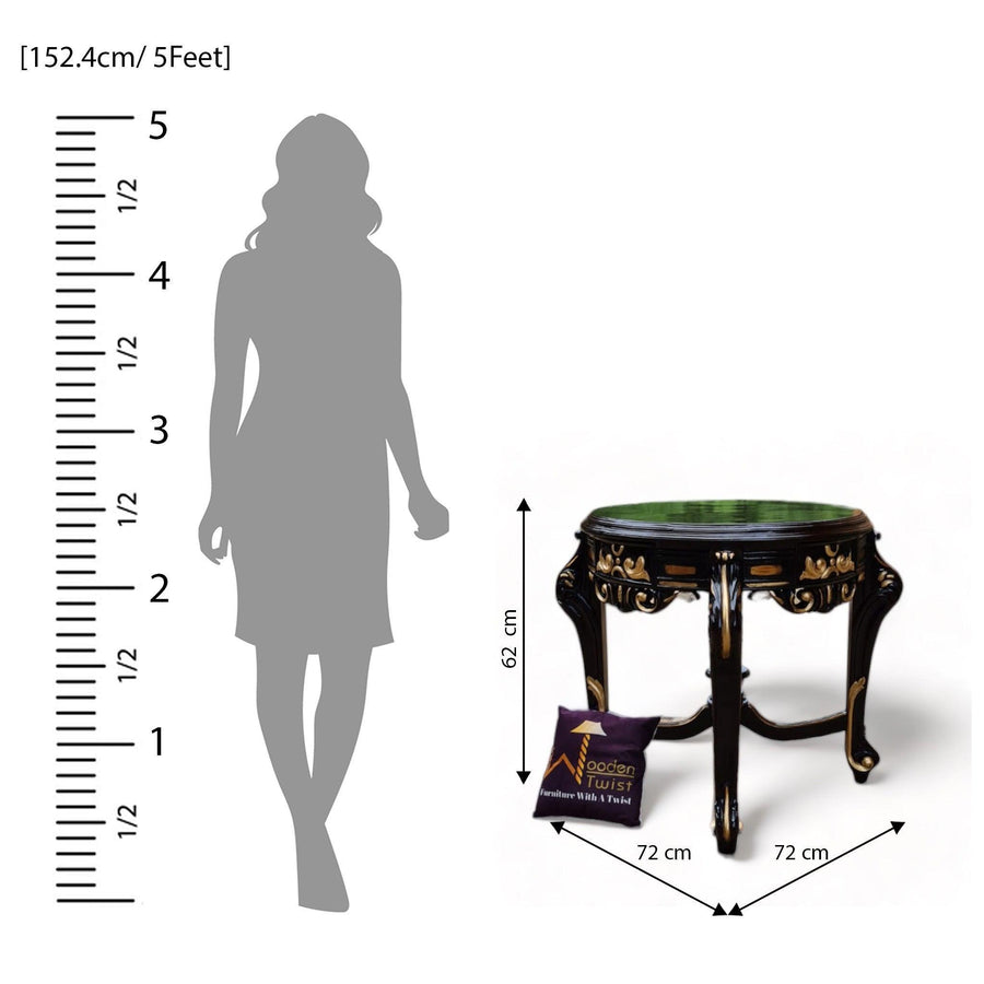 Sized at 72 x 72 x 62 cm