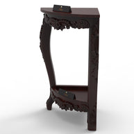 Vintage Teak Corner Table