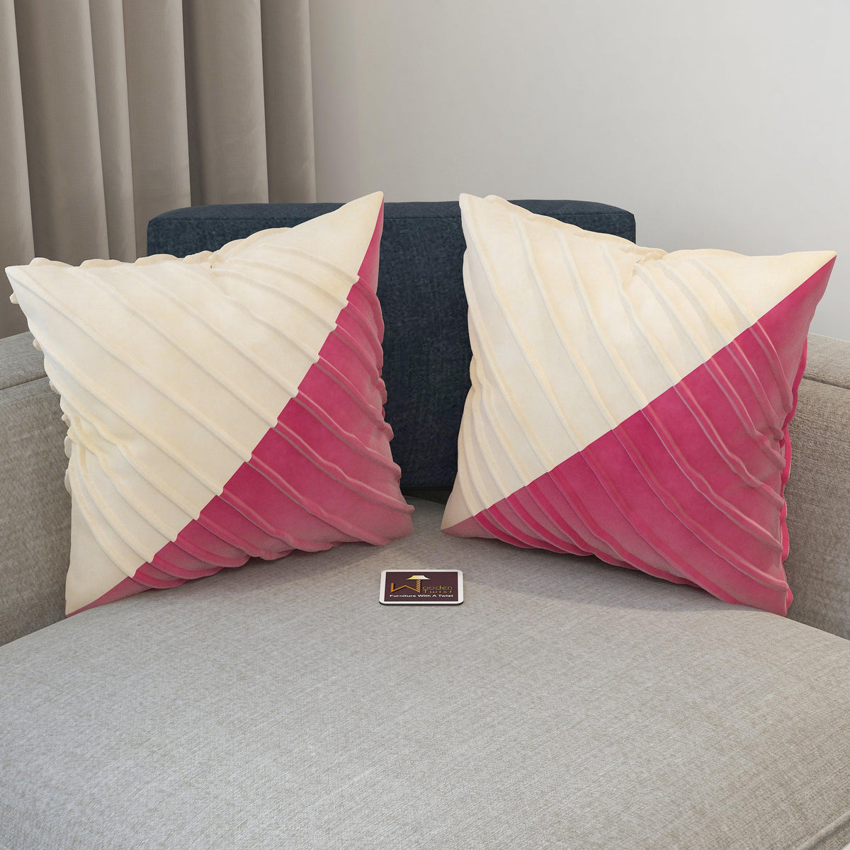Abstract Square Velvet Cushion Covers