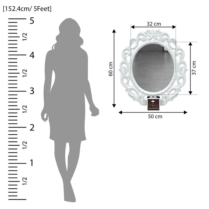 Buy Modern Decorative Wooden Wall Mirror Bathroom Mirror-Online ...