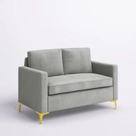 Wooden Twist Avión Solid Wood Loveseat 2-Seater Bench with Two Cushions - WoodenTwist