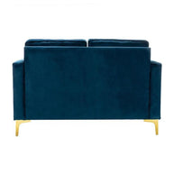 Wooden Twist Avión Solid Wood Loveseat 2-Seater Bench with Two Cushions - WoodenTwist